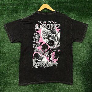 Bloody Disgusting x Terrifier Art the Clown Mineral Wash Oversized T-Shirt M